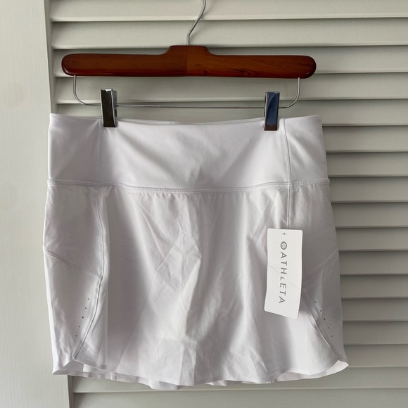 Athleta Run with It High Rise 14 Skort // White // S - Picture 5 of 5